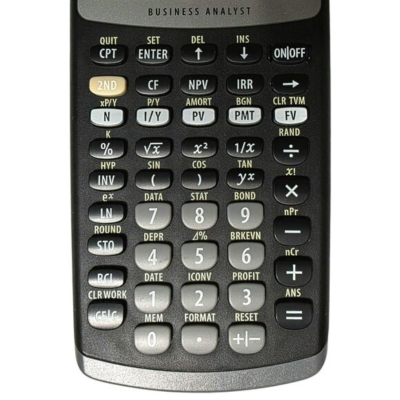 Texas Instruments BA II Plus Financial Calculator Business Analyst Cover Office - Picture 7 of 13
